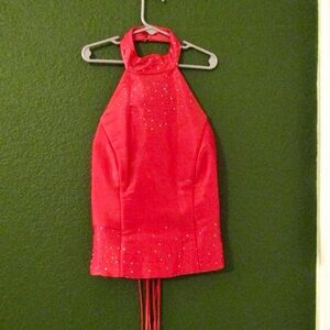 Blondie Nites Formal Pink Halter Set